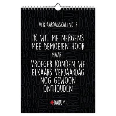 Darum Verjaardagskalender A4