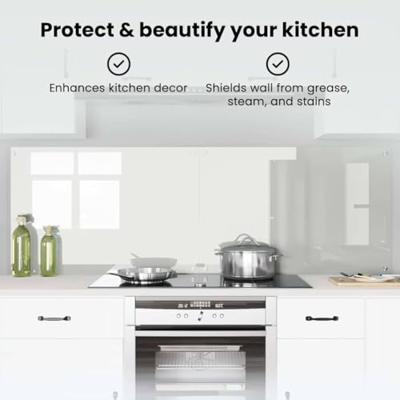 VidaXL Keuken achterwand 2 pcs doorzichtig 90 x 60 cm gehard glas VidaXL Keuken achterwand 2 pcs doorzichtig 90 x 60 cm gehard glas