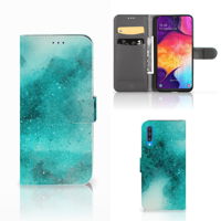 Hoesje Samsung Galaxy A50 Painting Blue - thumbnail