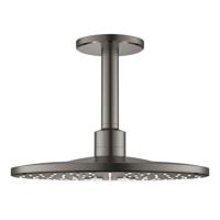 GROHE Rainshower SmartActive 310 Hoofddouche - 31cm - 2 straalsoorten - plafondarm 14.2cm - geborsteld hard graphite 26477al0 - thumbnail