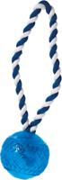 Hondenspeelgoed Bal met Koord 6 x 6 x 12 cm Flamingo Multicolor - thumbnail