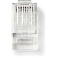 Netwerkconnector | RJ45 Male - Voor Solid Cat6 UTP-Kabels | 10 Stuks | Transparant - thumbnail