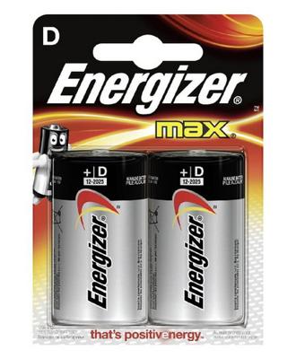 Energizer Max Lr20 D Bl2 Batterij