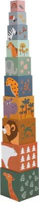 Small Foot stapelblokken karton, 10dlg. - thumbnail