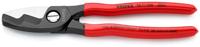 Knipex kabelschaar met dubbele snijkanten met kunststof bekleed 200 mm - 9511200 - thumbnail