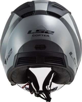LS2 "of600 copter ii solid" jethelm helmet copter ii soli nardo grey gr. l