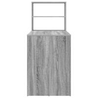 Bureau met plank Grijs sonoma 113 x 54 x 120 cm Bewerkt hout - thumbnail