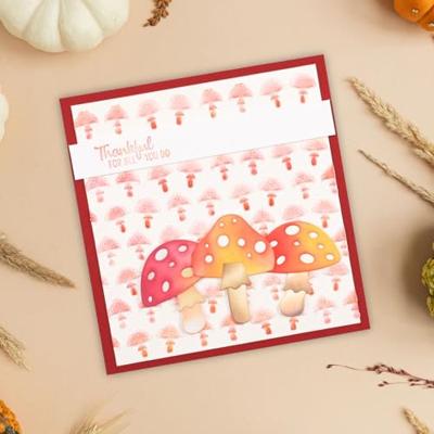 Vaessen Creative • embossing folder paddenstoelen 15x15cm 1st.