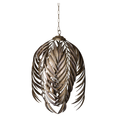 PTMD hanglamp mea goudkleurig 59 cm | 2 stuks