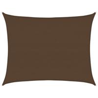 VidaXL Zonnezeil 160 g/m² 6x7 m hdpe bruin - thumbnail