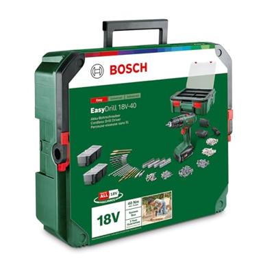 Bosch Home and Garden 06039D8006 Accu-schroefboormachine 18 V 1.5 Ah Li-ion Incl. accu, Incl. lader, Incl. koffer, Incl. accessoires