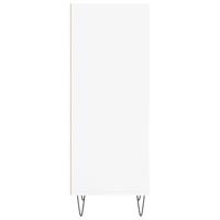 Dressoir 34,5x32,5x90 cm bewerkt hout wit - thumbnail