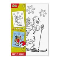 Creative Craft Group Canvas schilderen op nummer grinch - thumbnail