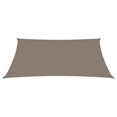 VidaXL Zonnescherm rechthoekig 3x5 m oxford stof taupe - thumbnail