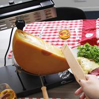 Raclettemachine - LITTLE BALANCE - Savoyarde half wiel - 850 W - 6 personen - Meuuuh design / RVS - thumbnail