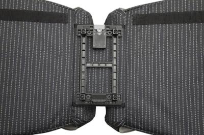 Newlooxs Joli dubbele fietstas - mik adapter - waterafstotend - nomi black
