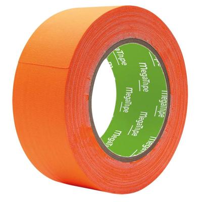Showgear MegaTape UT120 Fluor Tape fluorescerende gaffa tape 25 mm x 25 m, oranje