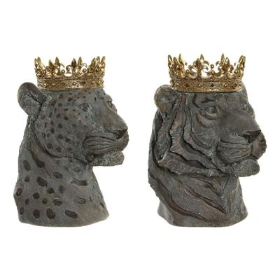 Decoratieve figuren DKD Home Decor Hars Dier (2 pcs) (27.5 x 23.5 x 33 cm)