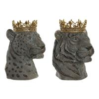 Decoratieve figuren DKD Home Decor Hars Dier (2 pcs) (27.5 x 23.5 x 33 cm) - thumbnail