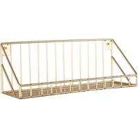 Gouden Wandrek met Mand - Modern en Luxueus Design - thumbnail