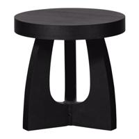 WOOOD Ronde Bijzettafel 'Tala' 45cm, kleur Zwart - thumbnail