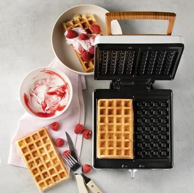 DOMO WAFFELEISEN - POWDER WHITE Wafelijzer Wit DOMO WAFFELEISEN - POWDER WHITE Wafelijzer Wit