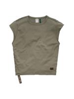 G-Star RAW T-shirt van biologisch katoen kaki - thumbnail