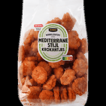 Jumbo Borrelzoutjes Mediterrane Stijl Krokantjes 150 g Jumbo Borrelzoutjes Mediterrane Stijl Krokantjes 150 g