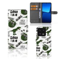 Telefoonhoesje | Met pasjeshouder | voor Xiaomi 13 Pro Dinosaurus - thumbnail