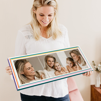 Mega chocoladereep met naam en foto bedrukken - Milka - 6 repen