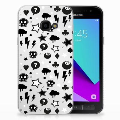 Silicone Back Case Samsung Galaxy Xcover 4 | Xcover 4s Silver Punk Silicone Back Case Samsung Galaxy Xcover 4 | Xcover 4s Silver Punk