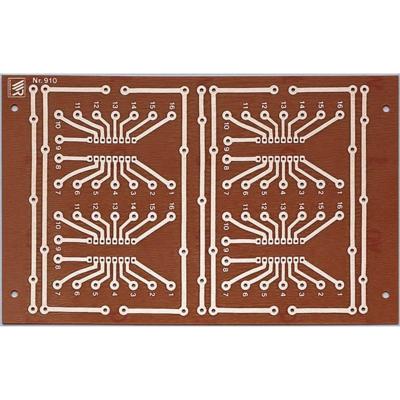 Rademacher WR-Typ 910 Printplaat Hardpapier (l x b) 160 mm x 100 mm 35 µm Rastermaat 2.54 mm Inhoud 1 stuk(s)