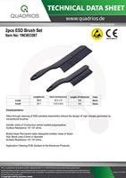 Quadrios ESD-borstel Borsteloppervlakte, breedte: 1 cm Borsteloppervlakte, lengte: 22 cm 2 stuk(s) - thumbnail