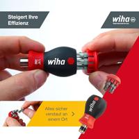Wiha Schroevendraaier met bitmagazijn Stubby - thumbnail