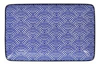 Rechthoekig Bord Nippon Blue - Tokyo Design Studio - 21 x 13.5cm - thumbnail