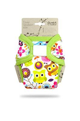 Petit Lulu Overbroekje Blije Uilen (Happy Owls) - Newborn (2-6 kilo) - Klittenband Petit Lulu Overbroekje Blije Uilen (Happy Owls) - Newborn (2-6 kilo) - Klittenband