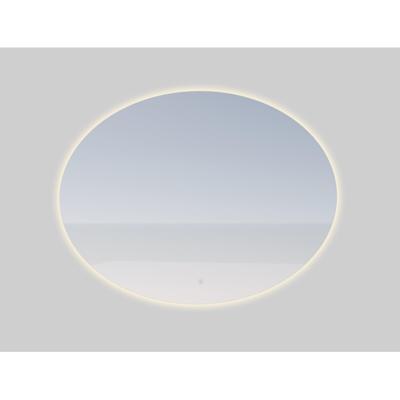 Saniclass Oval badkamerspiegel - 80x60cm - ovaal - incl. indirecte LED verlichting - spiegelverwarming - touch schakelaar NAB001-B-80x60