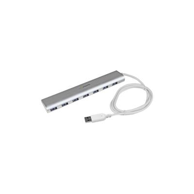 StarTech.com 7-Port USB Hub, USB A naar 7x USB-A Poorten, USB 5Gbps, Self-Powered, Compacte USB 3.0 Laptop Hub met Voeding