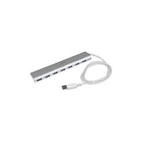 StarTech.com 7-Port USB Hub, USB A naar 7x USB-A Poorten, USB 5Gbps, Self-Powered, Compacte USB 3.0 Laptop Hub met Voeding - thumbnail