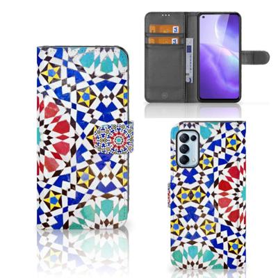 OPPO Find X3 Lite | Bookcase | Mozaïek OPPO Find X3 Lite | Bookcase | Mozaïek