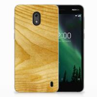 Nokia 2 | Bumper Hoesje | Licht Hout - thumbnail