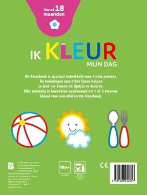 Standaard Uitgeverij Mijn allereerste kleurboek - ik kleur mijn dag 18m+