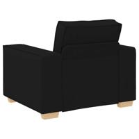 Sofa Stoel Zwart 60 cm Stof - thumbnail