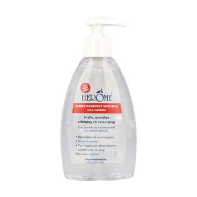 Herome Direct desinfect ongeparfumeerd sensitive 200 Milliliter Herome Direct desinfect ongeparfumeerd sensitive 200 Milliliter