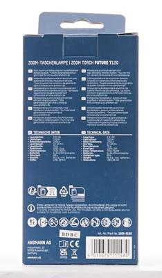 Ansmann 1600-0160 Future T120 Penlight werkt op batterijen LED 130 lm 115 mm Zwart