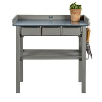 Esschert Design tuinwerktafel grijs cf29g - thumbnail