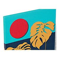 Schilderij DKD Home Decor Tropical Canvas Tropisch (30 x 1,8 x 40 cm) (4 Stuks) - thumbnail