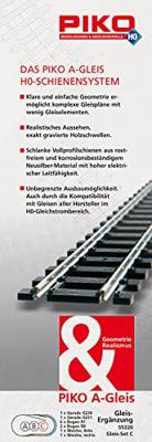 H0 Piko A-rails 55320 Uitbreidingsset Set C 1 set(s)