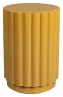 Dutchbone Bijzettafel/Kruk 'Camila' kleur Okergeel - thumbnail