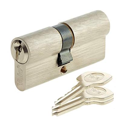 YALE-slotcilinder - voor buitendeur / ingang - 5 pins - 3 sleutels - 40 x 50 mm YALE-slotcilinder - voor buitendeur / ingang - 5 pins - 3 sleutels - 40 x 50 mm